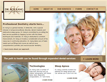 Tablet Screenshot of kangdentistry.ca